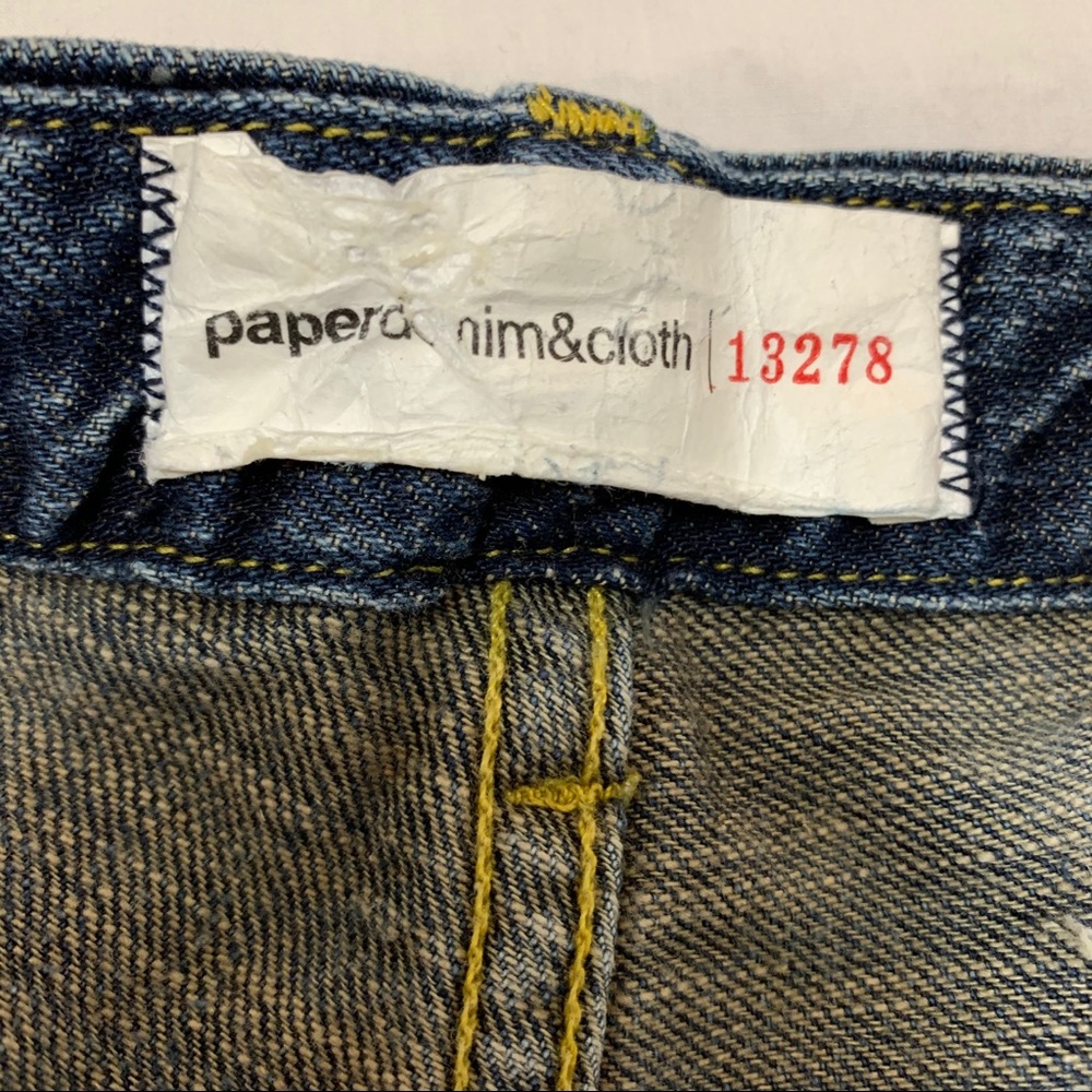 Paper Denim & Cloth Madcap Flare blue jeans Size 26, hemmed 30” inseam, low rise - Picture 6 of 14
